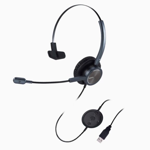 Headset USB Communication Headset Mairdi Microphone - Picture 5 of 12